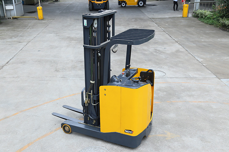 XCMG Electric Lifter 2.5t Small Forklift Self Lift Pallet Stacker FBR25-AZ1 With 2 Stage 3m Mast